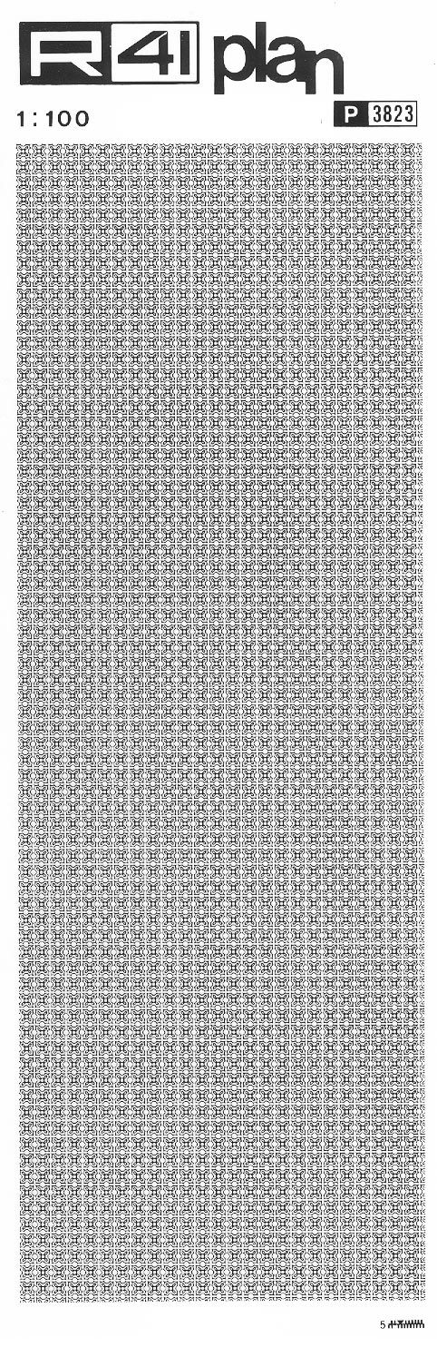 Trame pavimenti 1:100, NERO. Trasferelli-Trasferibili R41 in fogli 9x25cm R41GRP3823N - immagine aggiuntiva