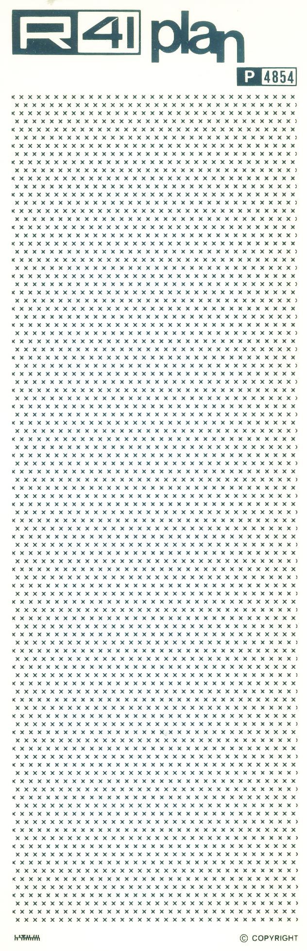 Trame a x, NERO. Trasferelli-Trasferibili R41 in fogli 9x25cm R41GRP4854N - immagine aggiuntiva