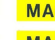 trasferibilir41 Magazzino, GIALLO. Trasferelli-Trasferibili R41 in fogli 11,5x12,5cm R41GRPU370G.