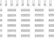 trasferibilir41 Radiatori, NERO. Trasferelli-Trasferibili R41 in fogli 9x25cm  R41GRR1174N