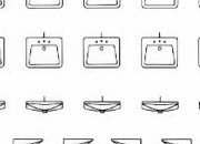 trasferibilir41 Sanitari 1:100, NERO. Trasferelli-Trasferibili R41 in fogli 9x25cm. p. 326 R41GRS1117N.