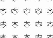 trasferibilir41 Sanitari 1:100, NERO. Trasferelli-Trasferibili R41 in fogli 9x25cm. p. 326 R41GRS1122N.