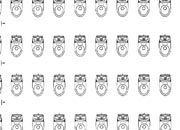 trasferibilir41 Sanitari 1:50, NERO. Trasferelli-Trasferibili R41 in fogli 9x25cm R41GRS1126N.