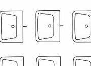 trasferibilir41 Sanitari 1:50, NERO. Trasferelli-Trasferibili R41 in fogli 9x25cm. p. 329 R41GRS1131N.