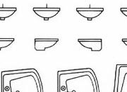 trasferibilir41 Sanitari 1:50, NERO. Trasferelli-Trasferibili R41 in fogli 9x25cm. p. 328 R41GRS1139N.