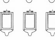 trasferibilir41 Sanitari 1:50, NERO. Trasferelli-Trasferibili R41 in fogli 9x25cm. p. 328 R41GRS1146N.