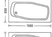 trasferibilir41 Sanitari 1:50, NERO. Trasferelli-Trasferibili R41 in fogli 9x25cm. p. 329 R41GRS374n.