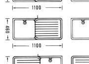 trasferibilir41 Sanitari 1:50, NERO. Trasferelli-Trasferibili R41 in fogli 9x25cm. p. 330 R41GRS377n.
