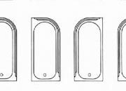 trasferibilir41 Sanitari 1:100, NERO. Trasferelli-Trasferibili R41 in fogli 9x25cm. p. 327 R41GRS380N.