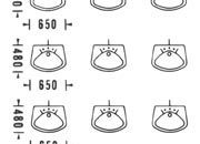 trasferibilir41 Sanitari 1:100, NERO. Trasferelli-Trasferibili R41 in fogli 9x25cm. p. 326 R41GRS383n.