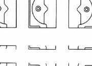 trasferibilir41 Sanitari 1:50, NERO. Trasferelli-Trasferibili R41 in fogli 9x25cm. p. 330 R41GRS391N.