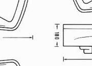 trasferibilir41 Sanitari 1:20, NERO. Trasferelli-Trasferibili R41 in fogli 9x25cm. p. 331 .