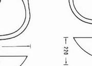 trasferibilir41 Sanitari 1:20, NERO. Trasferelli-Trasferibili R41 in fogli 9x25cm. p. 330 .