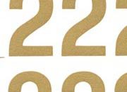 trasferibilir41 20mm, ORO. Trasferelli-Trasferibili R41 in fogli 9x25cm. Numeri  Recta C p. 113 R41LNC2080o.