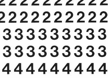 trasferibilir41 6,5mm, NERO. Trasferelli-Trasferibili R41 in fogli 9x25cm. Numeri  Helvetica GN R41LNGN980N.