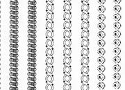 trasferibilir41 Trame Autoadesive,  cornici, NERO. In fogli 25x35cm R41T33417N.