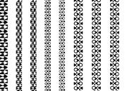 trasferibilir41 Trame Autoadesive,  cornici, NERO. In fogli 25x35cm R41T33421N.