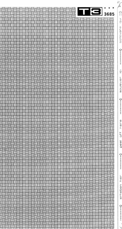 Trame Autoadesive, Pavimenti interni, NERO. In fogli 25x35cm R41T33685N - immagine aggiuntiva