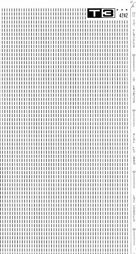 Trame Autoadesive,  linee tratteggiate, NERO. In fogli 25x35cm R41T34242N - immagine aggiuntiva
