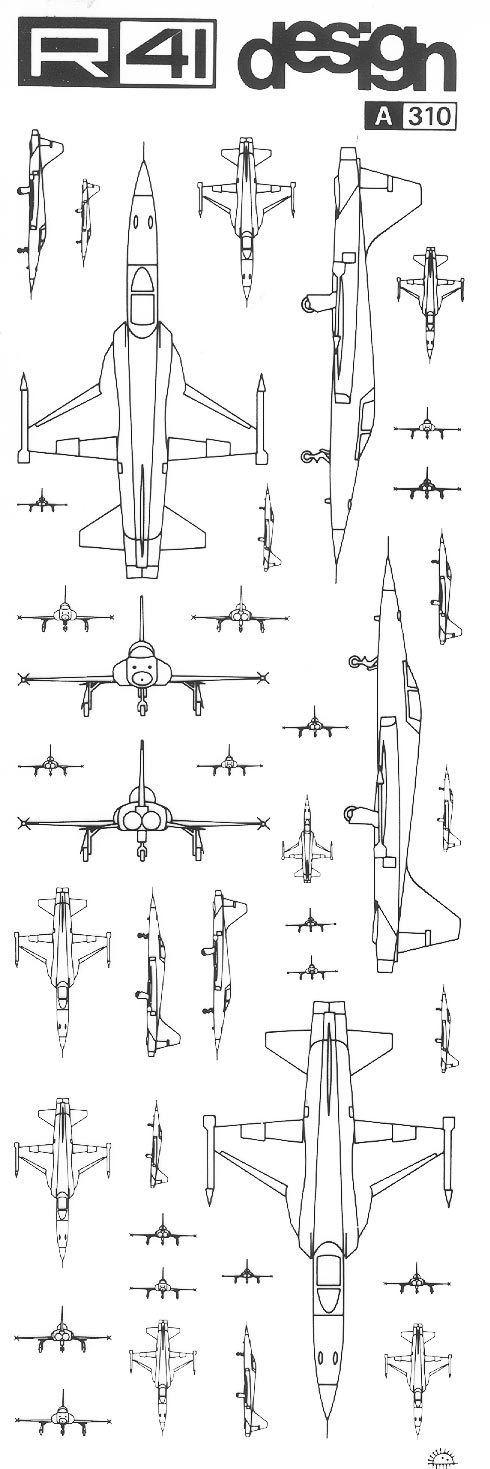trasferibilir41 Aerei, NERO. Trasferelli-Trasferibili R41 in fogli 9x25cm .