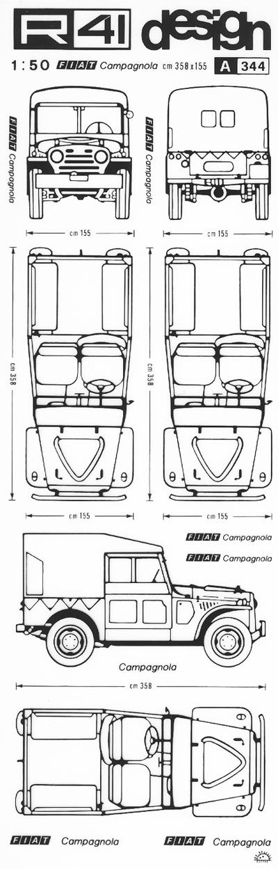 trasferibilir41 Campagnola, NERO. Trasferelli-Trasferibili R41 in fogli 9x25cm. p. 349 .