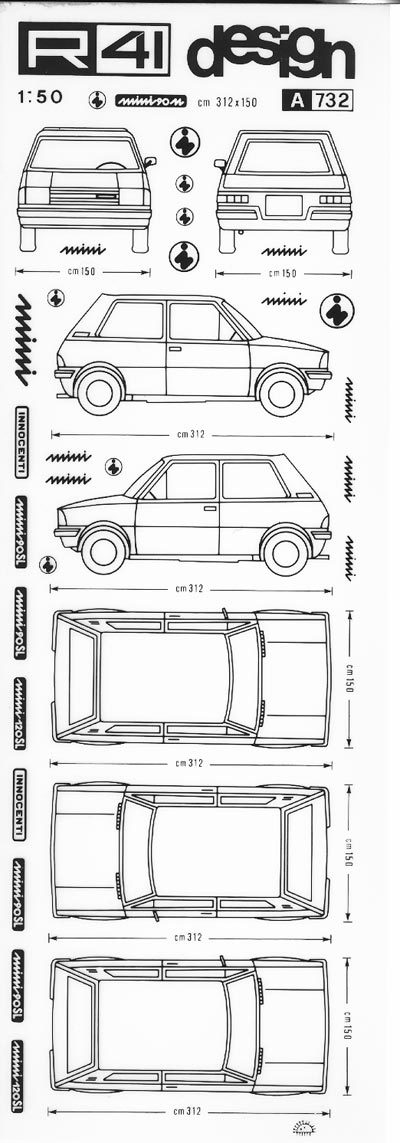 trasferibilir41 Mini90n, NERO. Trasferelli-Trasferibili R41 in fogli 9x25cm. p. 346 .