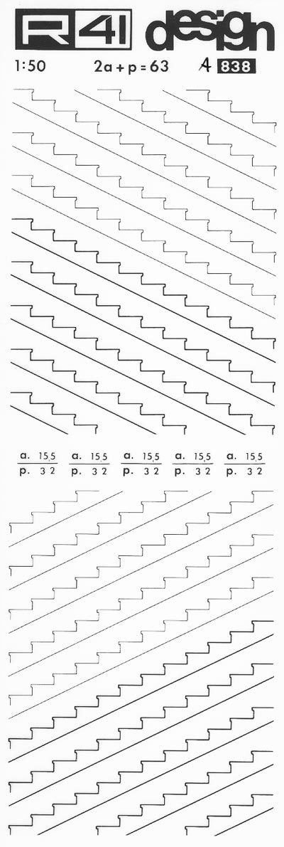 trasferibilir41 Scale in sezione, NERO. Trasferelli-Trasferibili R41 in fogli 9x25cm. p. 312 .