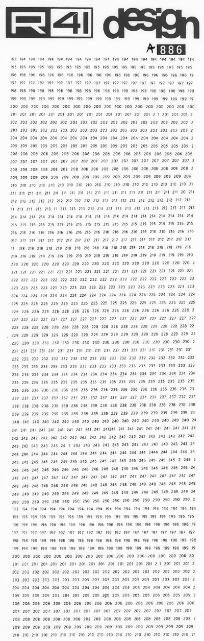 trasferibilir41 Quote topografiche, NERO. Trasferelli-Trasferibili R41 in fogli 9x25cm. p. 310 .