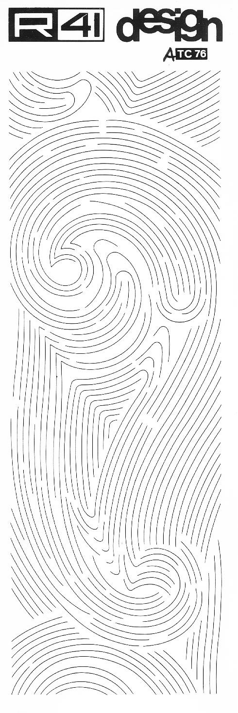 trasferibilir41 curvilinee, NERO. Trasferelli-Trasferibili R41 in fogli 9x25cm .