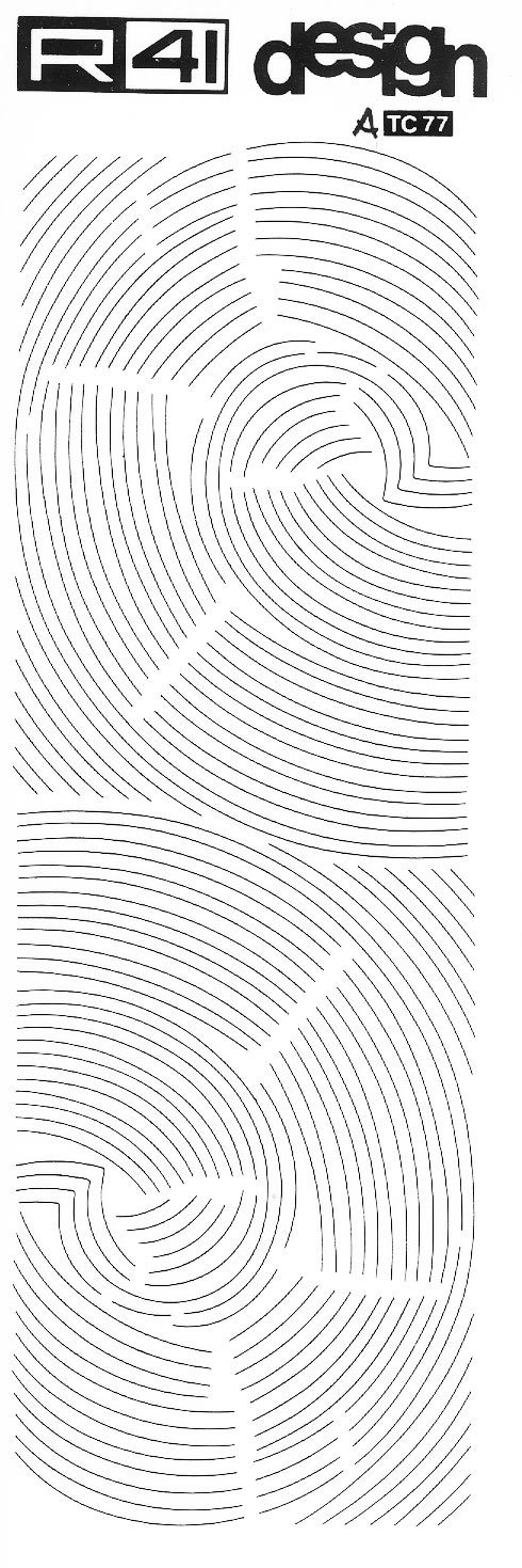 trasferibilir41 curvilinee, NERO. Trasferelli-Trasferibili R41 in fogli 9x25cm .