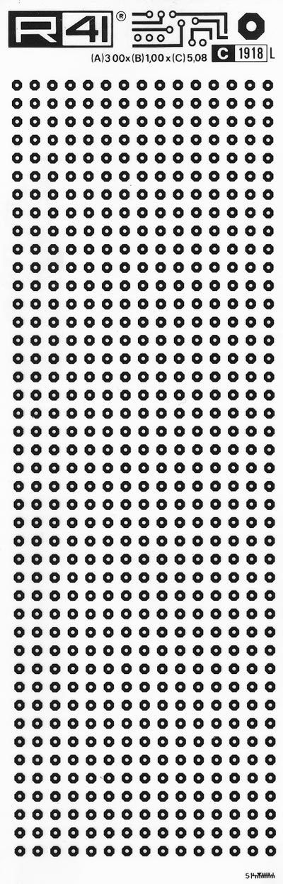 trasferibilir41 Circle pads, NERO. Trasferelli-Trasferibili R41 in fogli 9x25cm. p. 715 .