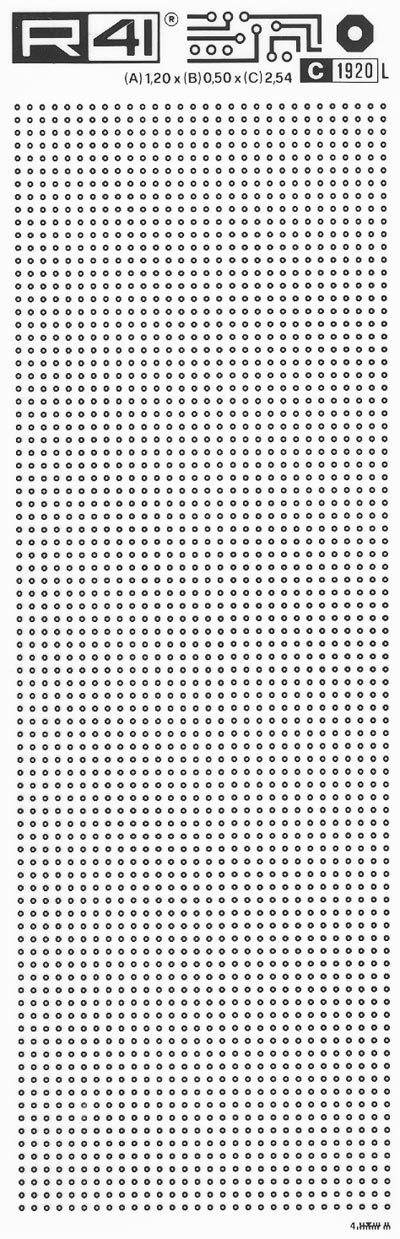 trasferibilir41 Circle pads, NERO. Trasferelli-Trasferibili R41 in fogli 9x25cm. p. 715 .