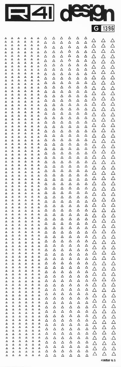 trasferibilir41 Frecce, NERO. Trasferelli-Trasferibili R41 in fogli 9x25cm. p. 239 .