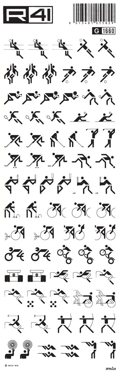 trasferibilir41 Simboli sportivi, NERO. Trasferibili R41 in fogli 9x25cm .