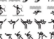 trasferibilir41 Simboli sportivi, NERO. Trasferibili R41 in fogli 9x25cm  R41GRG1661N