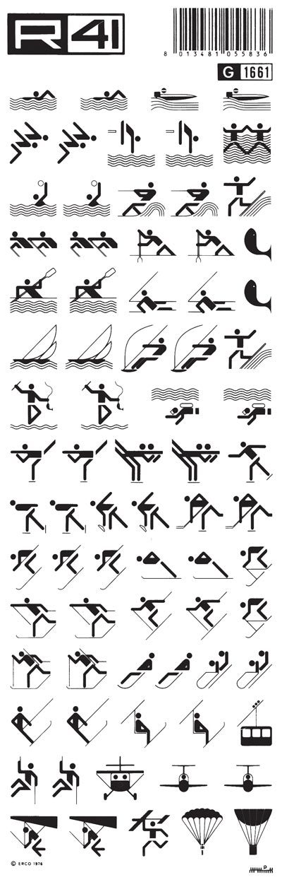 trasferibilir41 Simboli sportivi, NERO. Trasferibili R41 in fogli 9x25cm .