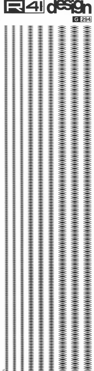 trasferibilir41 Fregi di contorno, NERO. Trasferelli-Trasferibili R41 in fogli 8,3x35cm. p. 208 .