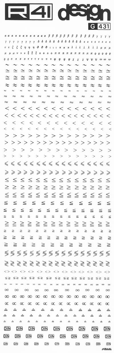 trasferibilir41 Minore, Maggiore, NERO. Trasferelli-Trasferibili R41 in fogli 9x25cm. p. 219 .