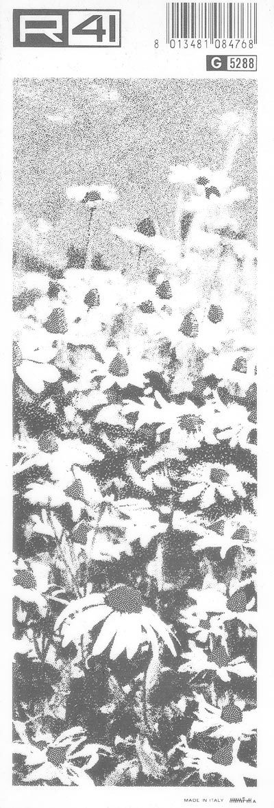 trasferibilir41 Stelle alpine, NERO. Trasferelli-Trasferibili R41 in fogli 9x25cm .