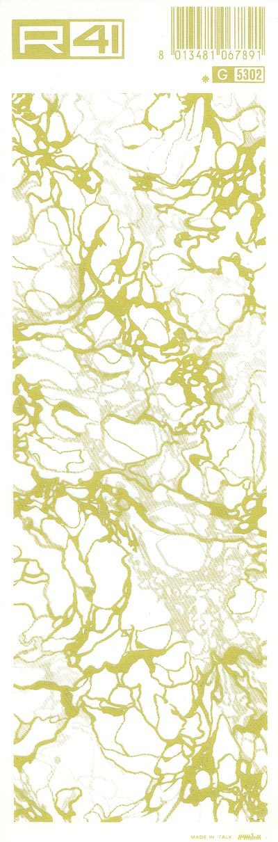 trasferibilir41 Macchie, ORO. Trasferelli-Trasferibili R41 in fogli 9x25cm .