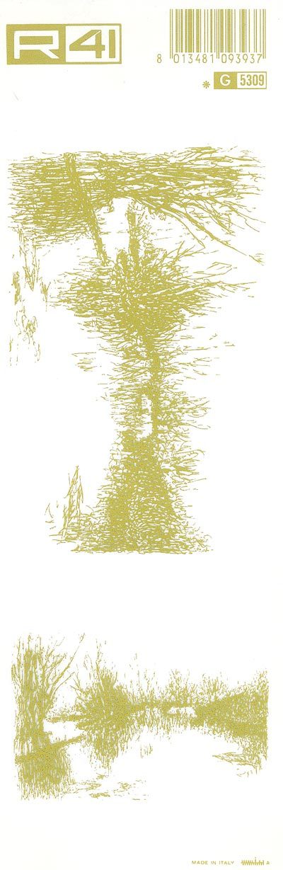 trasferibilir41 Laghetto, ORO. Trasferelli-Trasferibili R41 in fogli 9x25cm .