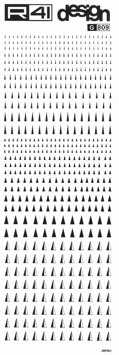 trasferibilir41 Frecce, NERO. Trasferelli-Trasferibili R41 in fogli 9x25cm. p. 239 .