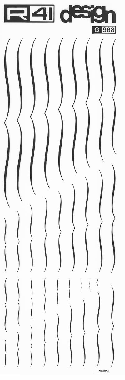 trasferibilir41 Parentesi Graffe, NERO. Trasferelli-Trasferibili R41 in fogli 9x25cm. p. 237 .