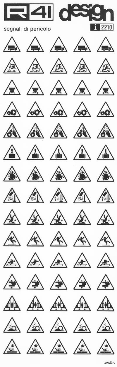 trasferibilir41 Segnaletica di sicurezza, NERO. Trasferelli-Trasferibili R41 in fogli 9x25cm .