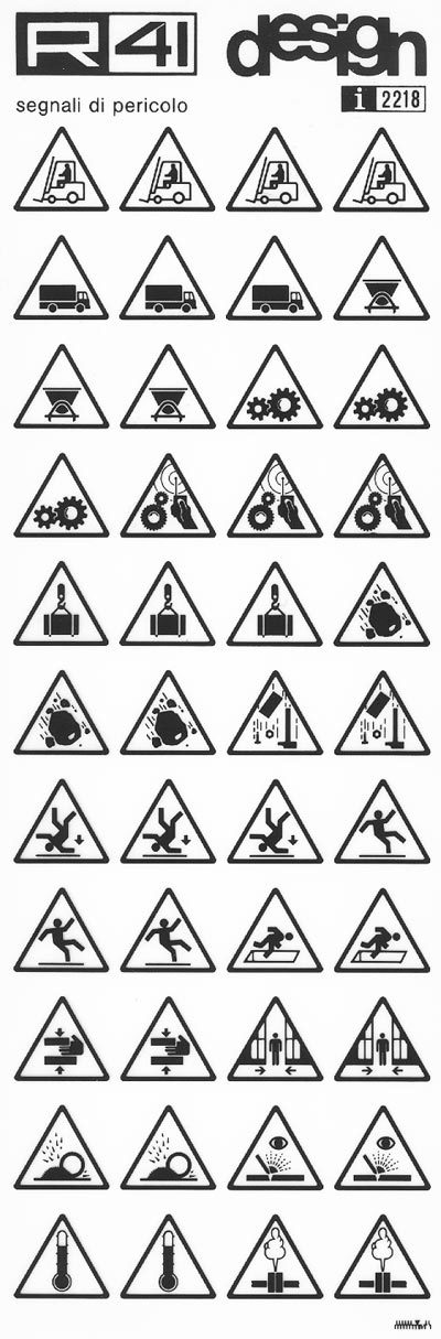 trasferibilir41 Segnaletica di sicurezza, NERO. Trasferelli-Trasferibili R41 in fogli 9x25cm .