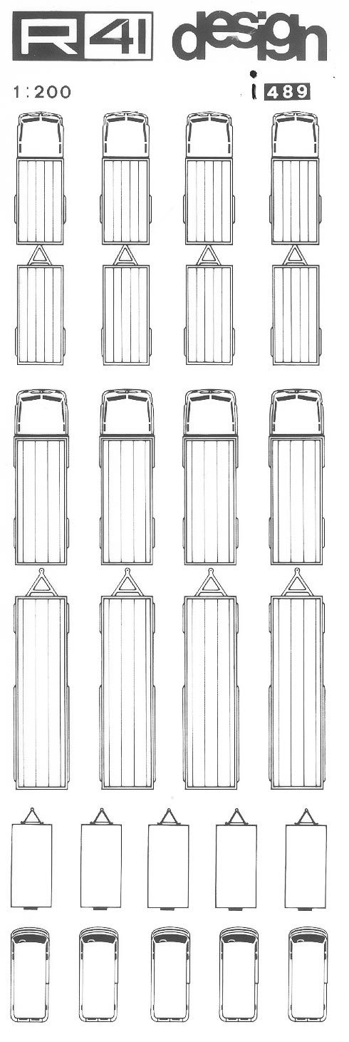 trasferibilir41 Autocisterne, NERO. Trasferelli-Trasferibili R41 in fogli 9x25cm .
