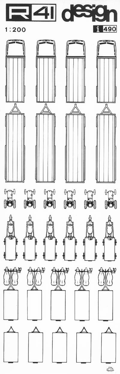 trasferibilir41 Autocarri, NERO. Trasferelli-Trasferibili R41 in fogli 9x25cm .