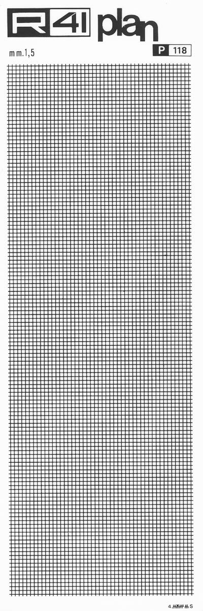 trasferibilir41 Trame Rete, NERO. Trasferelli-Trasferibili R41 in fogli 9x25cm. p. 1407 .