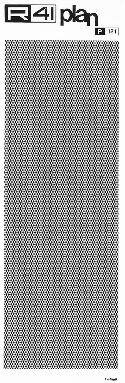 trasferibilir41 Trame rete, NERO. Trasferelli-Trasferibili R41 in fogli 9x25cm. p. 1413 .