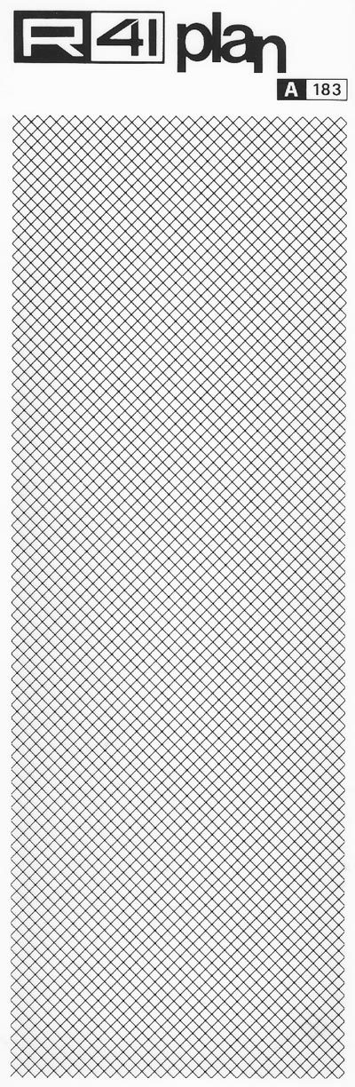 trasferibilir41 Trame Rete mm. 2, NERO. Trasferelli-Trasferibili R41 in fogli 9x25cm .